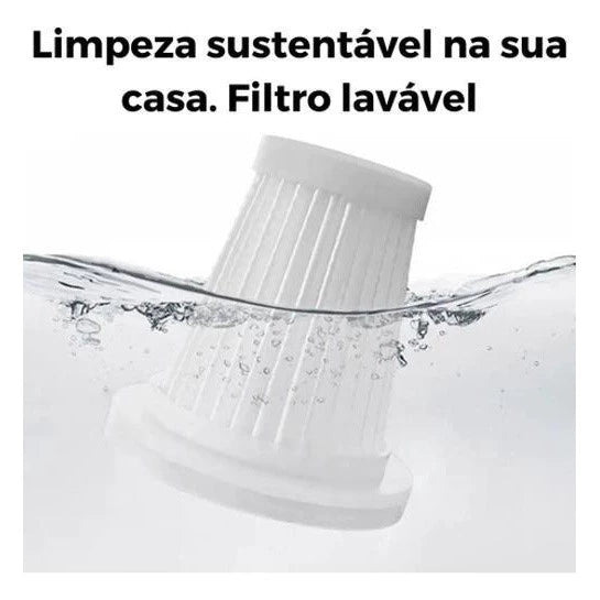 Aspirador e Soprador Portátil 5 em 1 - Alta Potência e Multifuncional para Limpeza Completa para casa e carro