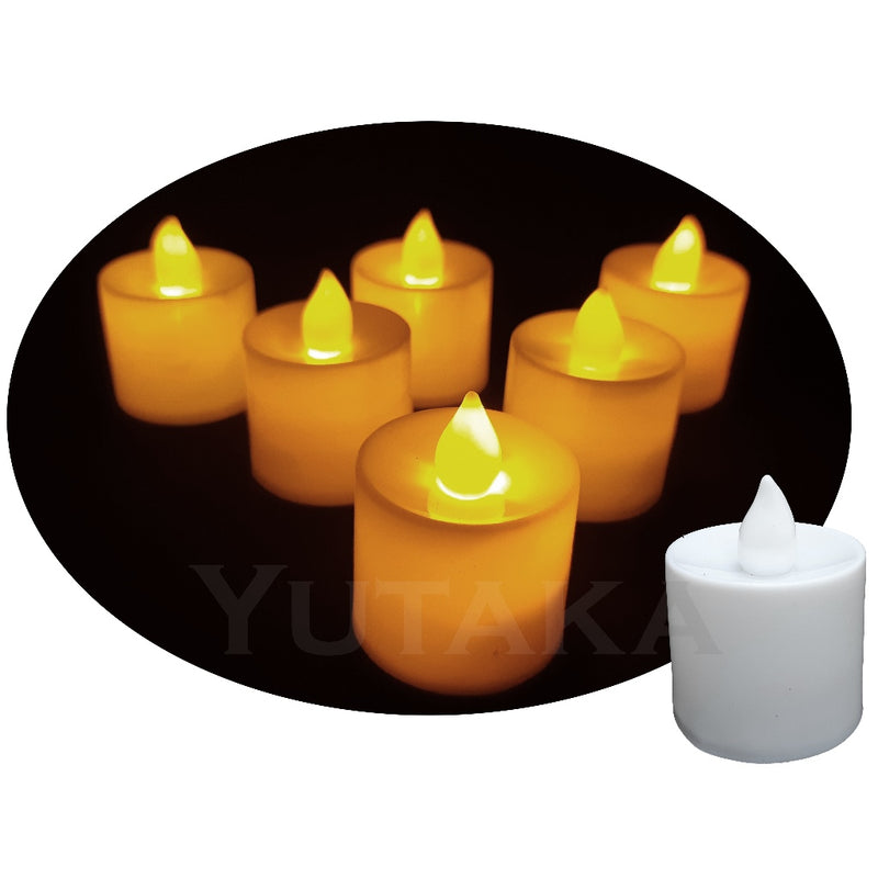 Kit com 12 velas de led vela eletrônica artificial vários modelos baterias inclusas