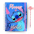 Agenda Planner Personalizada Lilo Stitch Feminina Anual 200pág- c Controle Financeiro Mensal Semanal