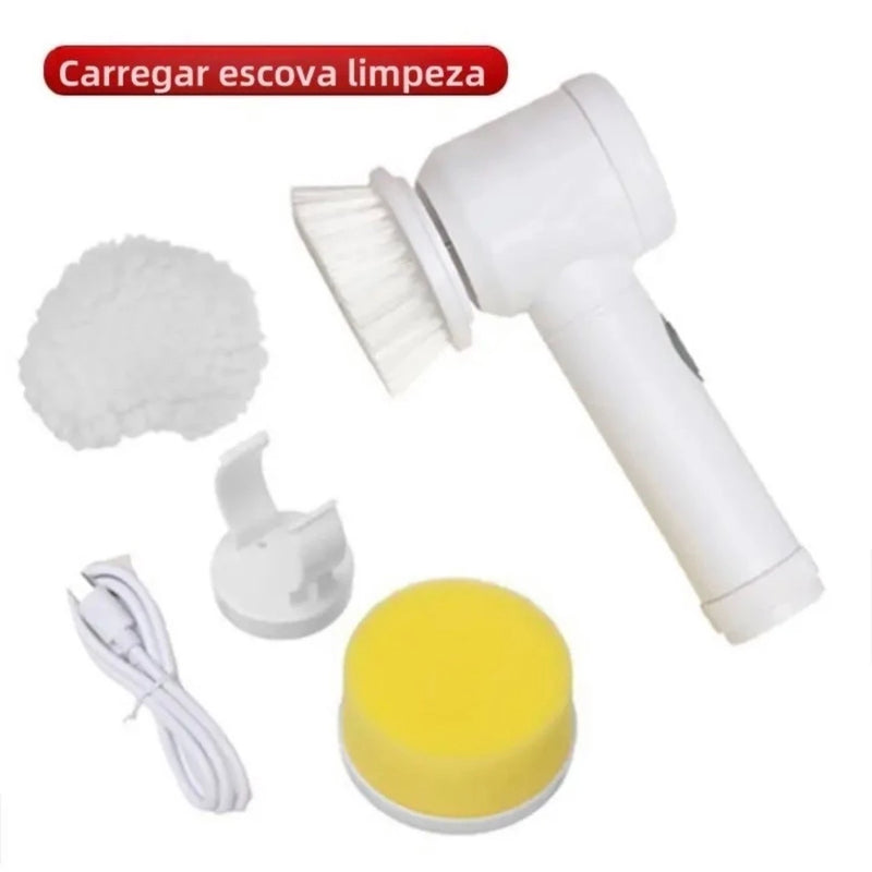 Escova Eletrica de Limpeza 3 em 1 Sem Fio Limpador Multiuso Pratico Para Cozinha , Banheiro prático...