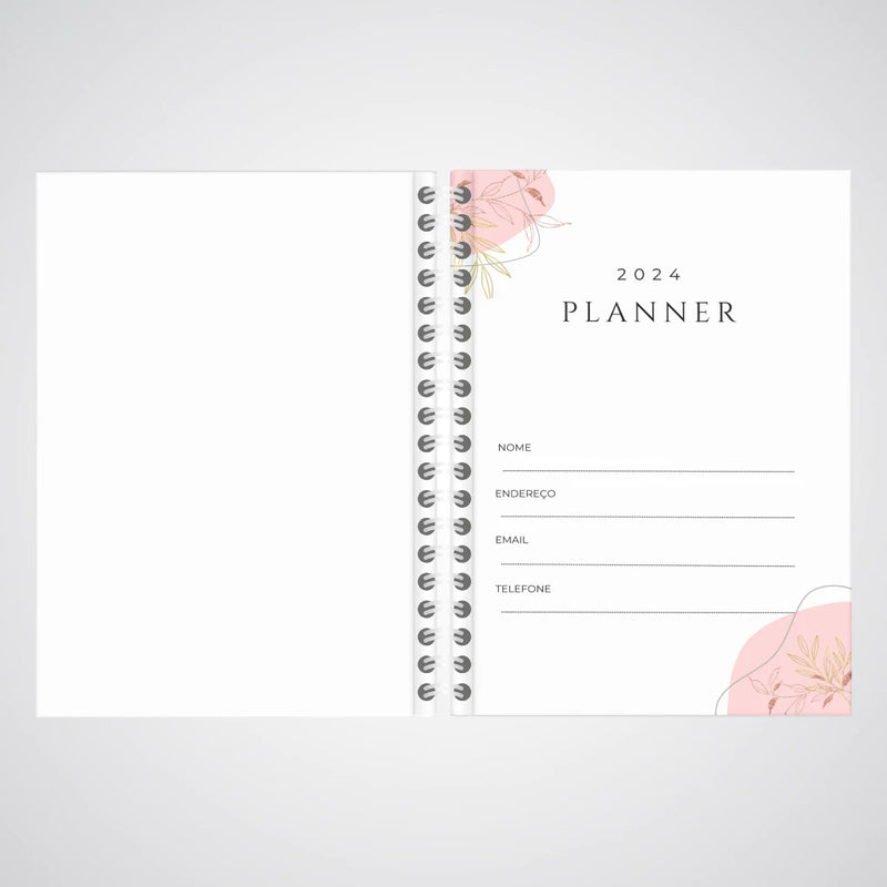 Agenda Planner Personalizada Lilo Stitch Feminina Anual 200pág- c Controle Financeiro Mensal Semanal