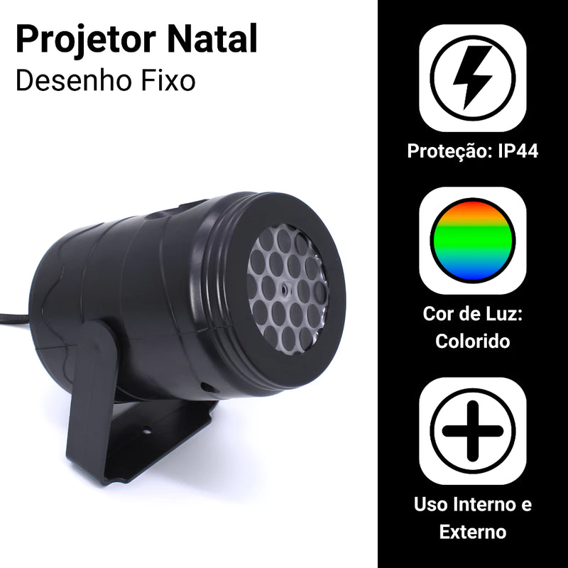 Projetor Led Natal Desenhos Natalinos Laser Jardim 886